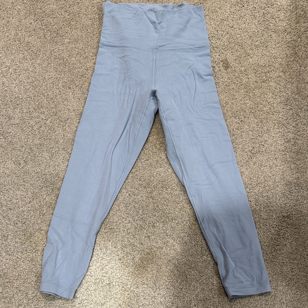 Aritzia Light Blue High-Waisted Leggings